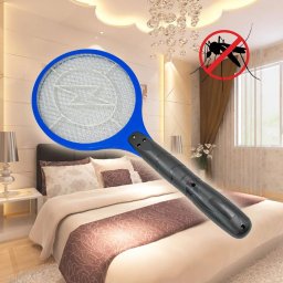 Raquete Elétrica Mata Mosquito Insetos Moscas Recarregável 110/220v - 6