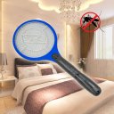 Ver imagem 6 de Raquete Elétrica Mata Mosquito Insetos Moscas Recarregável 110/220v