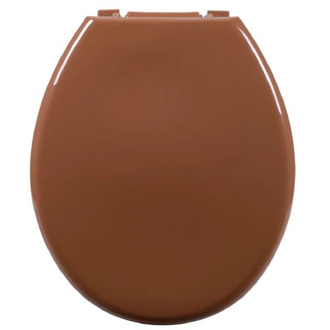 Assento Almofadado Convencional Astra Oval Camarelo