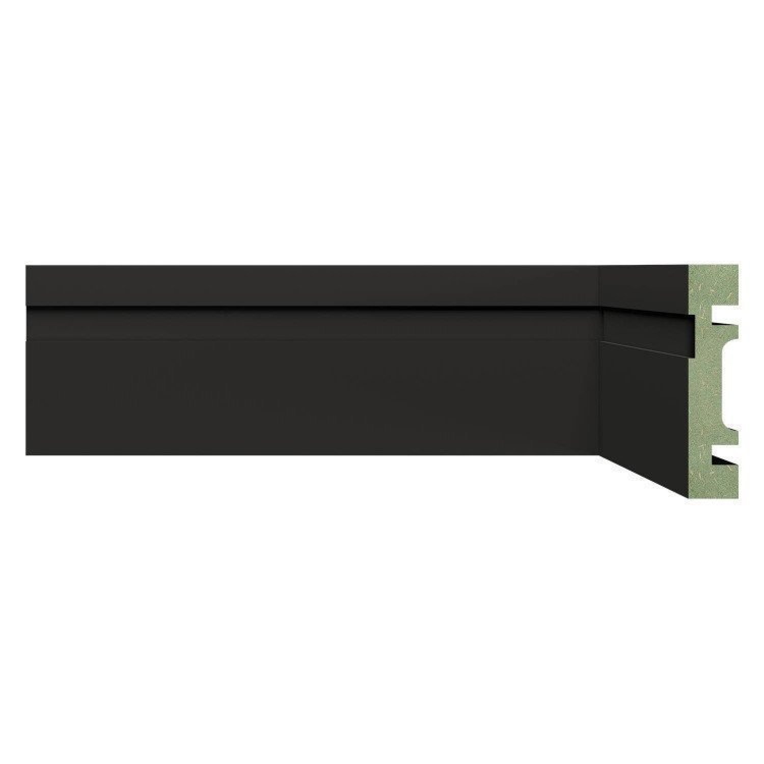 Kit Rodapé de MDF 10 Barras Frisadas de 7cm x 2,40m Rende 24 Metros Moldufama - 1