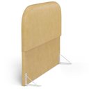Ver imagem 6 de Cabeceira Cama Box King 195cm Orgânica Lanna W01 Couríssimo Fendi - Lyam Decor