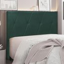 Ver imagem 4 de Cabeceira Para Cama Box King Aquilla 195Cm Veludo Verde