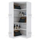 Ver imagem 2 de ARMÁRIO DE CANTO PRATELEIRAS A 220CM M502.B (LOJA, CLOSET) MUNDI MOVEIS