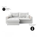Ver imagem 6 de Sofá-Cama Ipanema 3 Lugares Retrátil Reclinável 200cm Creme Cia Lar