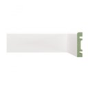 Ver imagem 1 de Kit Rodapé de MDF 30 Barras Lisas de 7CMX2,40m Rende 72 Metros Branco/Liso Moldufama