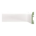 Ver imagem 1 de Kit Rodapé de MDF 30 Barras Lisas de 8CMX2,40m Rende 72 Metros Branco/Liso Moldufama