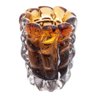 Vaso de Vidro Italy Âmbar e Marrom 10cm X 13cm - Lyor - 3