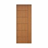 Folha de Porta de Madeira 210x80cm Espessura 3,5cm Mmc Eucaplac Frisada Elegance Eucatex - 2