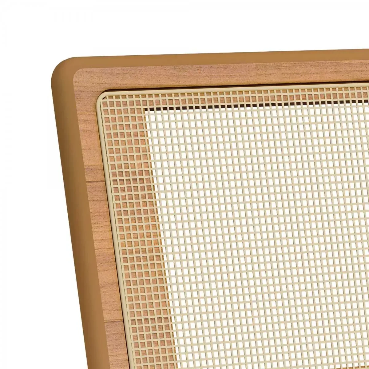 Kit 2 Cadeiras Estofadas Encosto Telado Estrutura 100% MDF Bolonha - 4