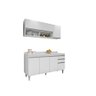 Kit Cozinha Balcão e Aéreo 150cm S/ Tampo - Belliv Decor:branco - 1