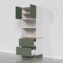 Ver imagem 7 de Torre Quente 2 Portas 2 Gavetas 2 Nichos com Rodapé Ipanema CabeCasa MadeiraOriginals