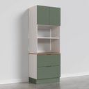 Ver imagem 2 de Torre Quente 2 Portas 2 Gavetas 2 Nichos com Rodapé Ipanema CabeCasa MadeiraOriginals