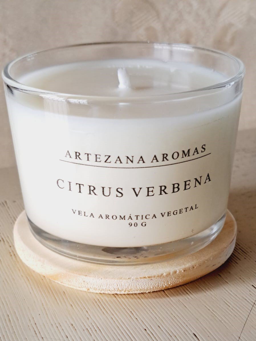 Vela Cítrus Verbena - 90g Artezana Aromas Linha Clássica - 2