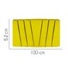 Painel Estofada Bélgica 100CM Solteiro Courino Amarelo - D A DECOR - 2