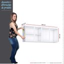 Ver imagem 4 de Armário Aéreo de Cozinha 4 Portas Juno 150 Cozimax Cinza Argila