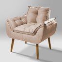 Ver imagem 1 de Poltrona Opala para Quarto:bege