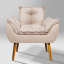 Ver imagem 2 de Poltrona Opala para Quarto:bege