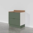 Ver imagem 7 de Balcão 2 Gavetões com Tampo e Rodapé Ipanema CabeCasa MadeiraOriginals