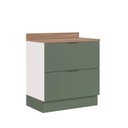 Ver imagem 3 de Balcão 2 Gavetões com Tampo e Rodapé Ipanema CabeCasa MadeiraOriginals