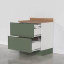 Ver mais imagens de Balcão 2 Gavetões com Tampo e Rodapé Ipanema CabeCasa MadeiraOriginals