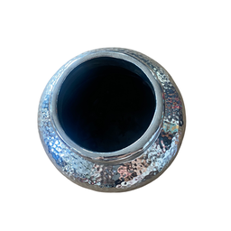Vaso Cerâmica com Acabamento em Metal - 3