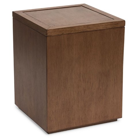 Lixeira em Madeira para Lavabos ou Escritório - 10 Litros