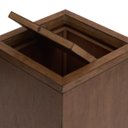 Ver imagem 2 de Lixeira em Madeira para Lavabos ou Escritório - 10 Litros