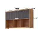 Ver imagem 7 de Conjunto 2 peças com Balcão e Aéreo para Varanda Gourmet Helen Yescasa