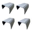 Ver imagem 3 de - Kit 02un Esteiras Reta Flexível Para Braço Sofá Cinza M A Sorprezo