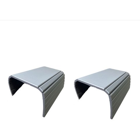 - Kit 02un Esteiras Reta Flexível Para Braço Sofá Cinza M A Sorprezo