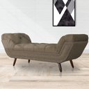 Ver imagem 2 de Recamier Sofá Divã Namoradeira Sienna 195 Cm King Linho