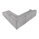 Ver imagem 4 de Sofá de Canto 4 Lugares com Puff 284cm Linho Lutz Yescasa