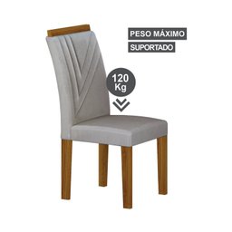 Conjunto Sala de Jantar Mesa Tampo Vidro/MDP com 4 Cadeiras Miami Yescasa - 6