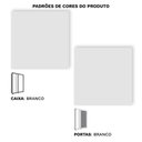 Ver mais imagens de Guarda Roupa Solteiro 2 Portas de Correr Espelho Rimo New Honduras - Branco