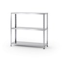 Ver imagem 2 de Estante de Aço Galvanizada 3 Prateleiras Bandejas Multiuso Resistente Dura+