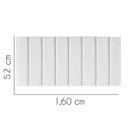 Ver imagem 2 de Painel Estofada Carla 160CM Queen Courino Branco - D A DECOR
