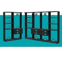 Ver imagem 6 de Closet Modulado 6 Gavetas Alasca Preto Touch Carraro