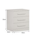 Ver imagem 5 de Dormitorio Casal 4 Pçs 6 Portas Completo Aspen - Arbo Design