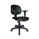 Ver imagem 1 de Cadeira de Escritório Secretaria Executiva Giratória C/ Braço 100% Nacional Courvin