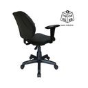 Ver imagem 2 de Cadeira de Escritório Secretaria Executiva Giratória C/ Braço 100% Nacional Courvin