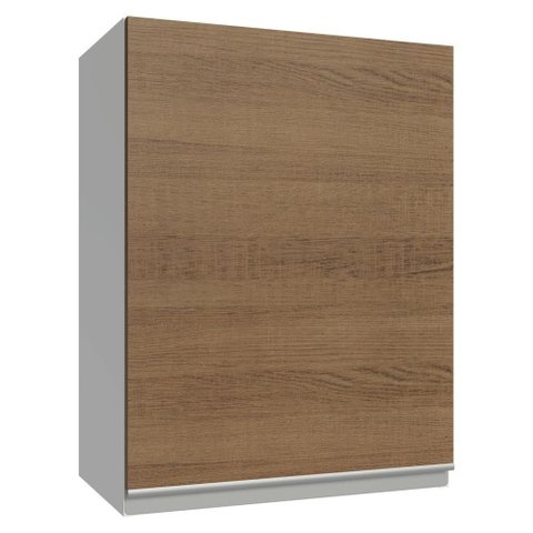 Armário Aéreo 50cm 1 Porta Branco/rustic Glamy Madesa