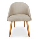 Ver imagem 4 de Kit 4 Cadeiras de Jantar Bela Madeira Veludo Bege Pallazio