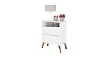 Ver imagem 1 de Mesa de Cabeceira On Estilo Retrô Cor Branco