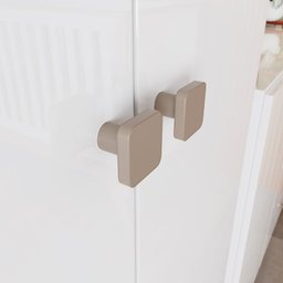 Quarto de Bebê Completo Berço 3 em 1 com Guarda Roupa 4 Portas e Cômoda Retrô Theo Espresso Móveis - 15