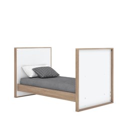 Quarto de Bebê Completo Berço 3 em 1 com Guarda Roupa 4 Portas e Cômoda Retrô Theo Espresso Móveis - 11