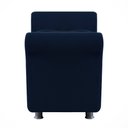 Ver imagem 3 de Recamier Bau Egeo 140x Suede Azul Marinho - Dominic Decor