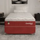 Ver imagem 6 de Cama Box Viúva + Colchão Comfort Class Pillow Top 128x188 Vinho/suede Vinho