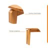 Mesa para Sala de Jantar Redonda 115cm Seiva CabeCasa MadeiraMadeira - 4