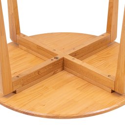 Mesa para Sala de Jantar Redonda 4 Lugares 115cm Seiva CabeCasa MadeiraMadeira - 12