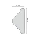 Ver imagem 4 de Rodameio Perfil de Poliestireno Cw11